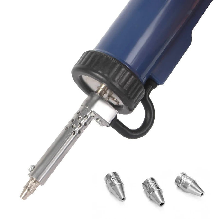 Desoldering Machine, Tin Sucker, Automatic Electric Solder with 3 Suction Nozzles
