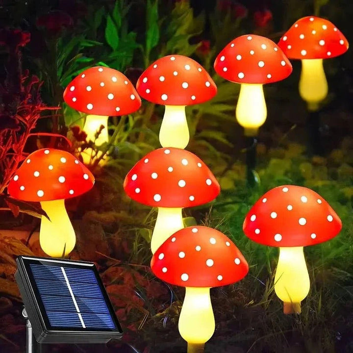 Havenholt Solar LED Mushroom Garden Lights, 12 Pack