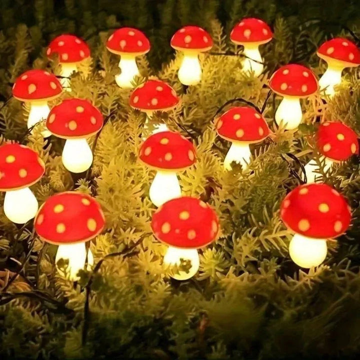 Havenholt Solar LED Mushroom Garden Lights, 12 Pack