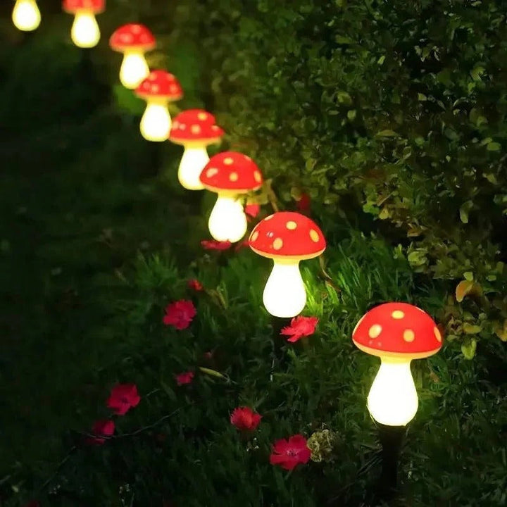 Havenholt Solar LED Mushroom Garden Lights, 12 Pack
