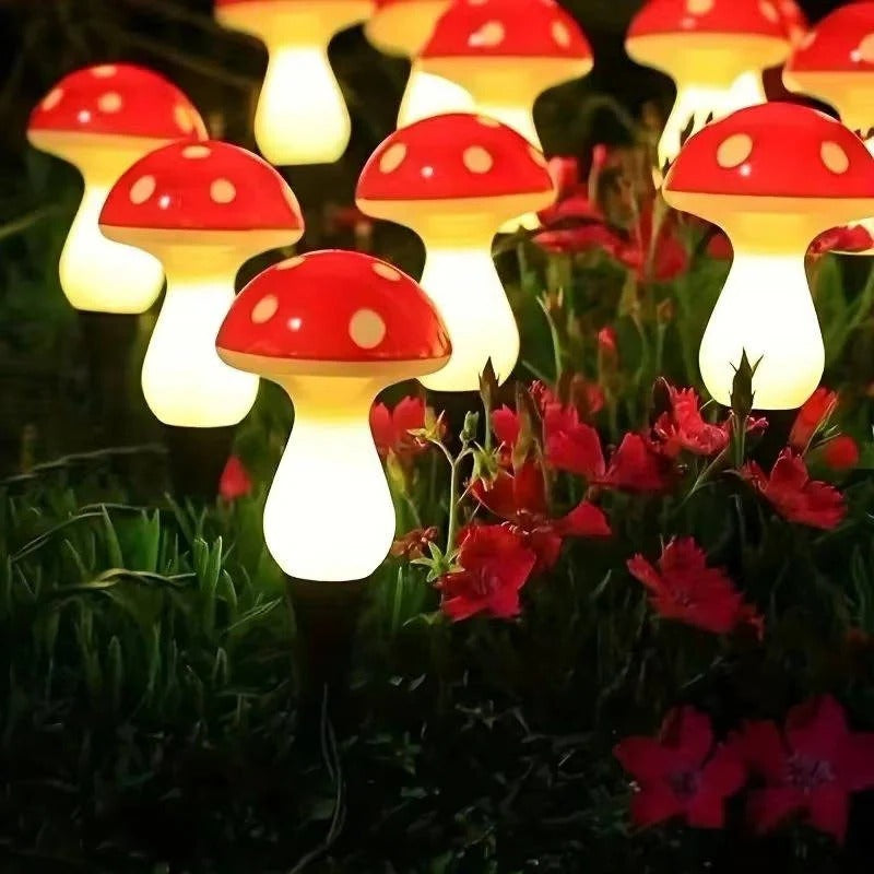 Havenholt Solar LED Mushroom Garden Lights, 12 Pack