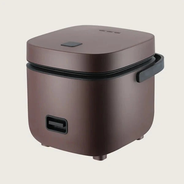 Mini Rice Cooker with Non-Stick Pot