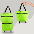2 in 1 Foldable Shopping Bag with Wheels