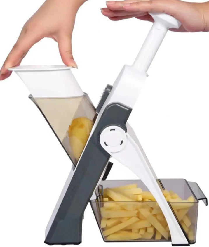 5 in 1 Vegetable Slicer with Collecting Tray
