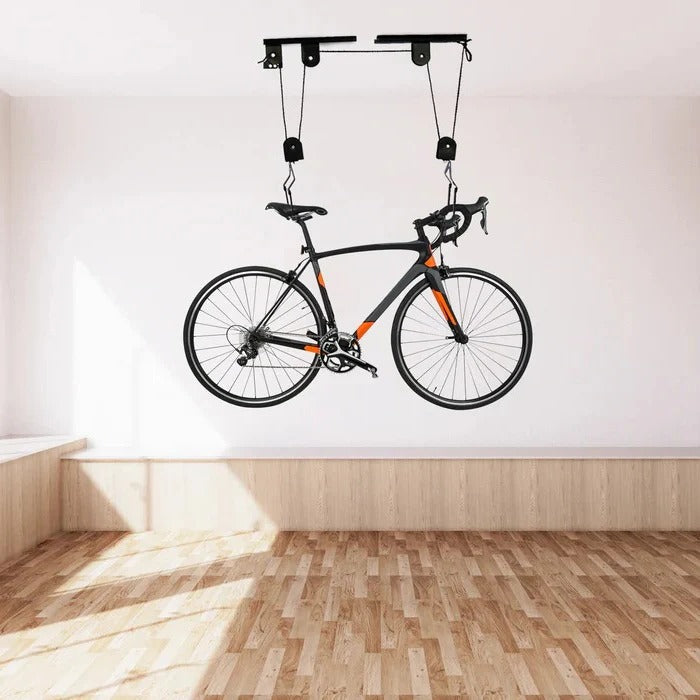 Havenholt Ceiling Mounted Bike Hoist with Pulley