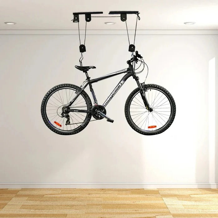 Havenholt Ceiling Mounted Bike Hoist with Pulley