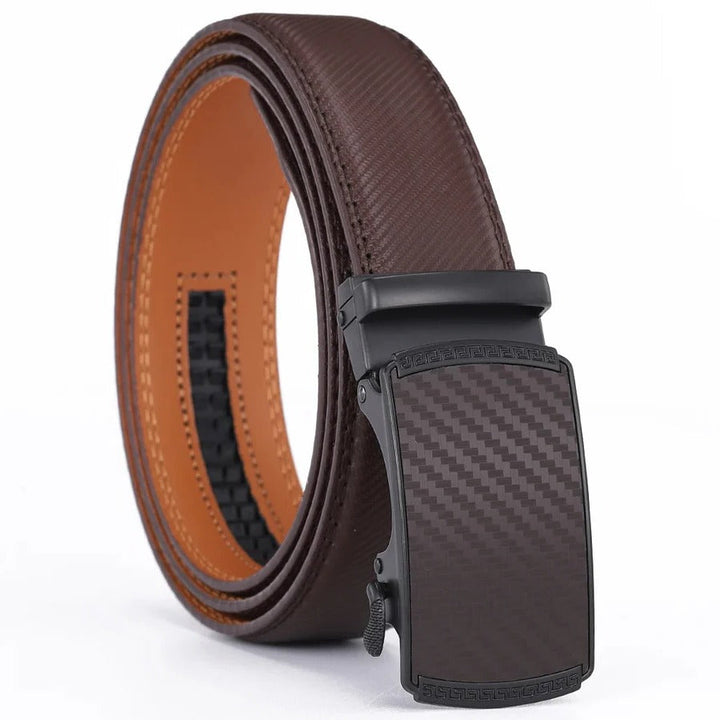 Havenholt Mens Leather Belt with Automatic Buckle