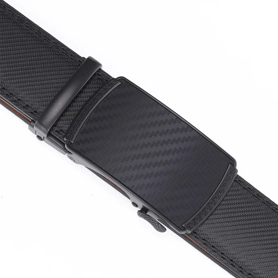 Havenholt Mens Leather Belt with Automatic Buckle