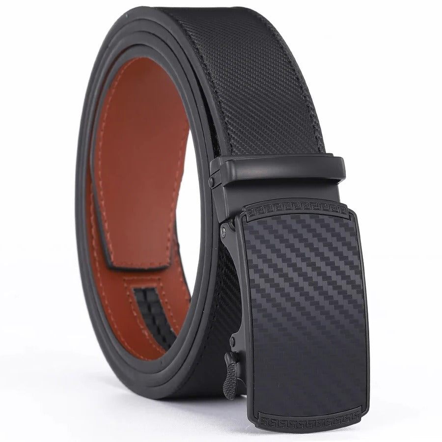 Havenholt Mens Leather Belt with Automatic Buckle