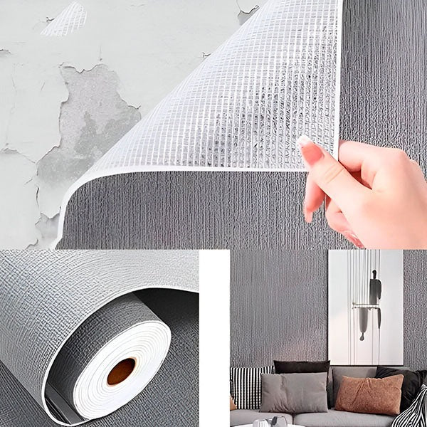 Havenholt Self-Adhesive Textured 3D Wallpaper