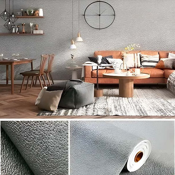 Havenholt Self-Adhesive Textured 3D Wallpaper
