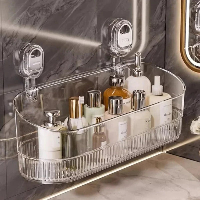 Havenholt Suction Cup Bathroom Storage Shelf, No Drilling