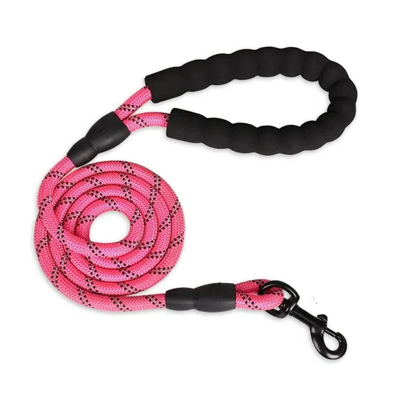 Reflective Dog Leash with Comfortable Padded Handle