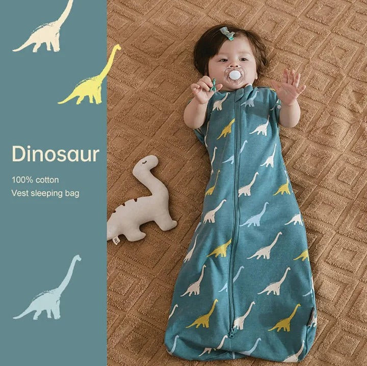 Breathable Newborn Sleeping Bag with Dual Zipper