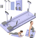 Havenholt Foldable Pilates Reformer Board with Resistance Bands