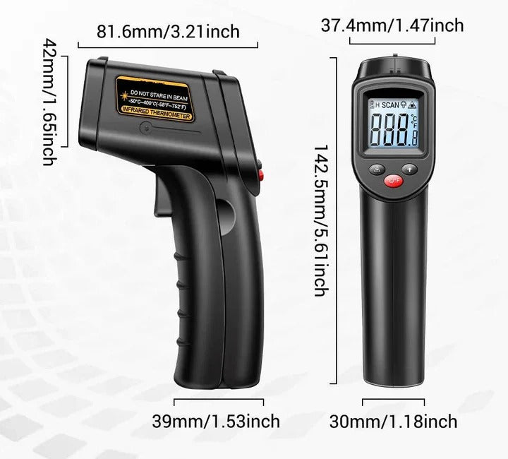 Digital Infrared Thermometer with Laser Targeting
