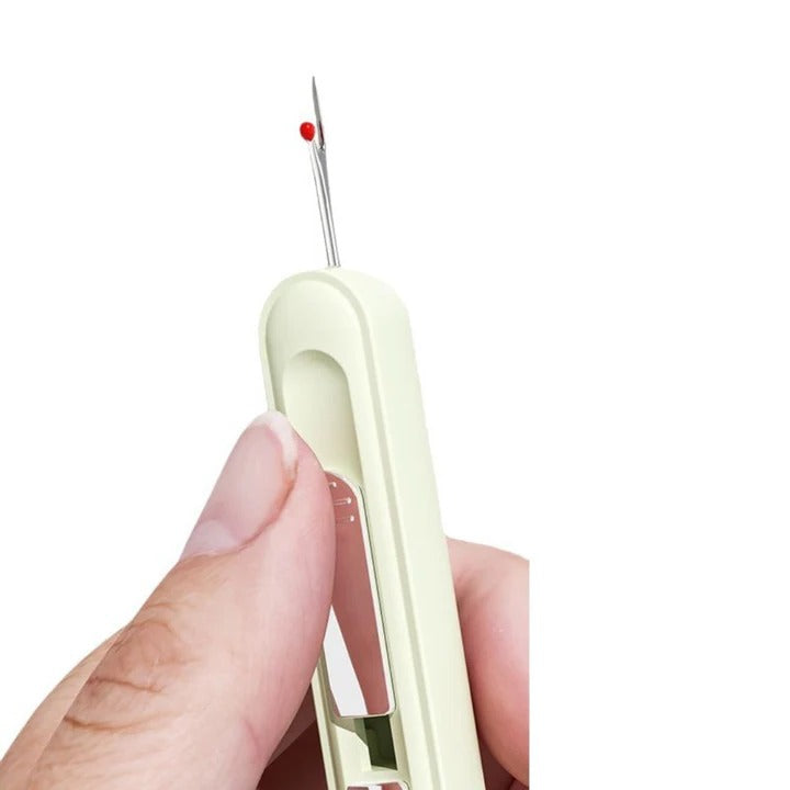 Dual Function Needle Threader for Easy Sewing and Crafting