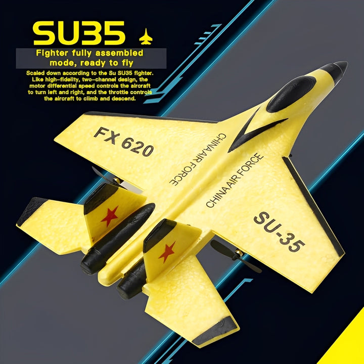 EPP Foam SU35 RC Plane – 2.4G Remote Control Jet with LED Lights