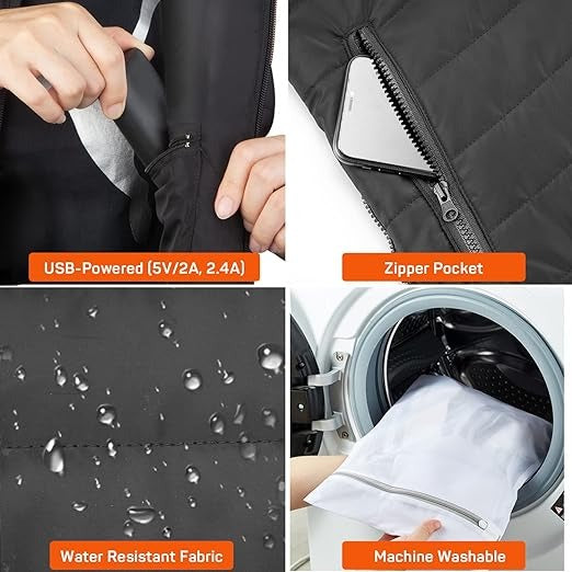 Havenholt Lightweight USB Heated Puffer Gilet