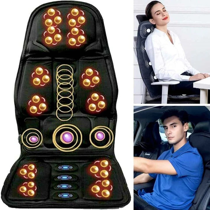 Full Back Massage Cushion With Heated Neck And Back Support