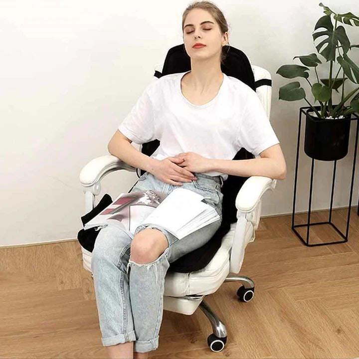 Full Back Massage Cushion With Heated Neck And Back Support
