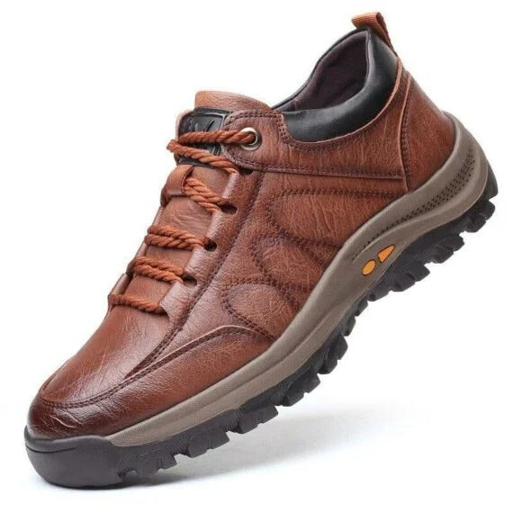 Non Slip Casual Shoes for Men Hand Stitched with Arch Support