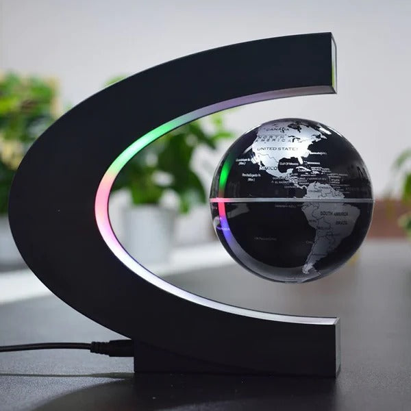 Anti Gravity Levitation Globe with Integrated LED Lighting