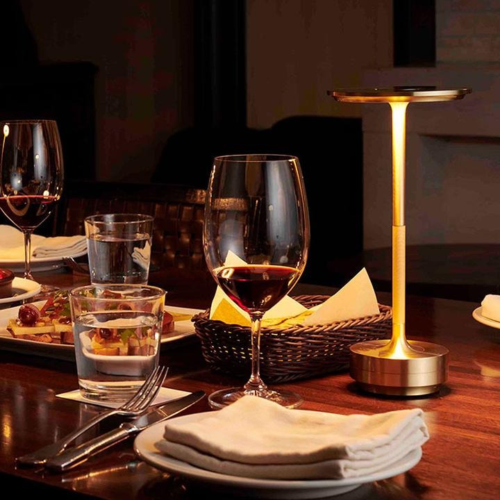 Cordless Table Lamp with Dimmable Light and Portable Design