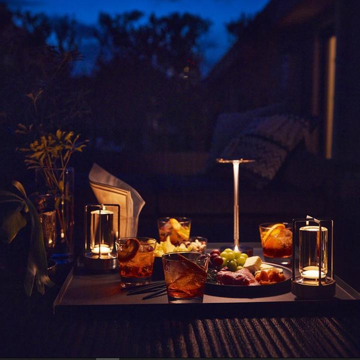 Cordless Table Lamp with Dimmable Light and Portable Design
