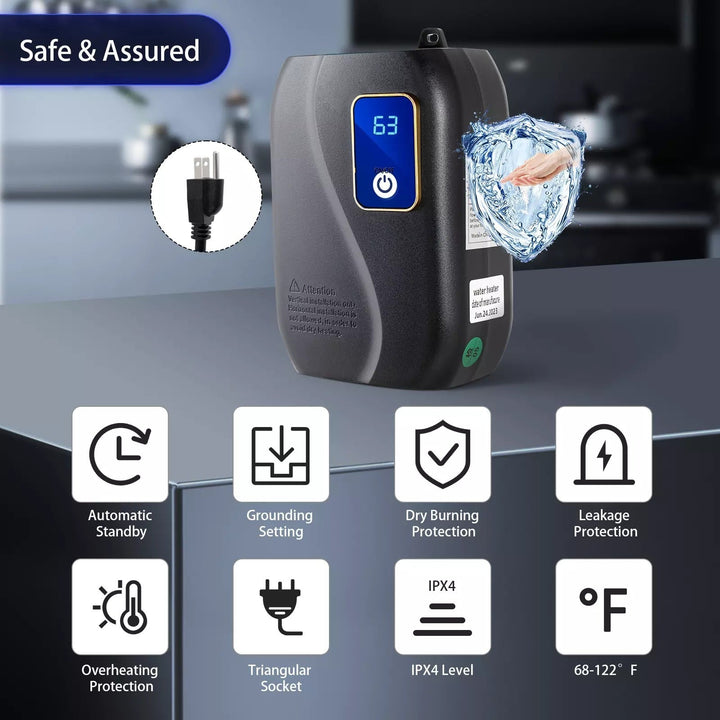 Havenholt Electric Tankless Water Heater with LED Display
