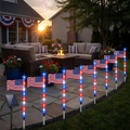 Havenholt Flag Garden Lights with 8 Modes, 8 Pack