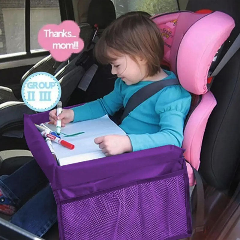 Havenholt Foldable Car Seat Tray with Cup Holder