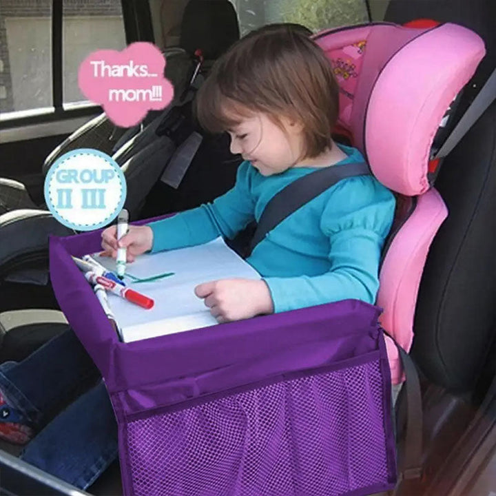 Havenholt Foldable Car Seat Tray with Cup Holder