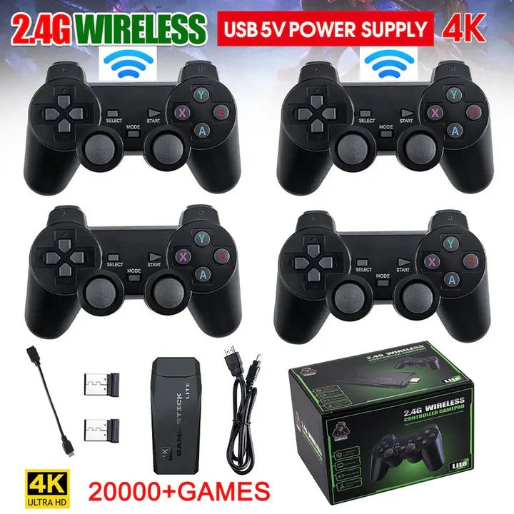 Havenholt Retro Games Stick with 4K HDMI and Wireless Controllers