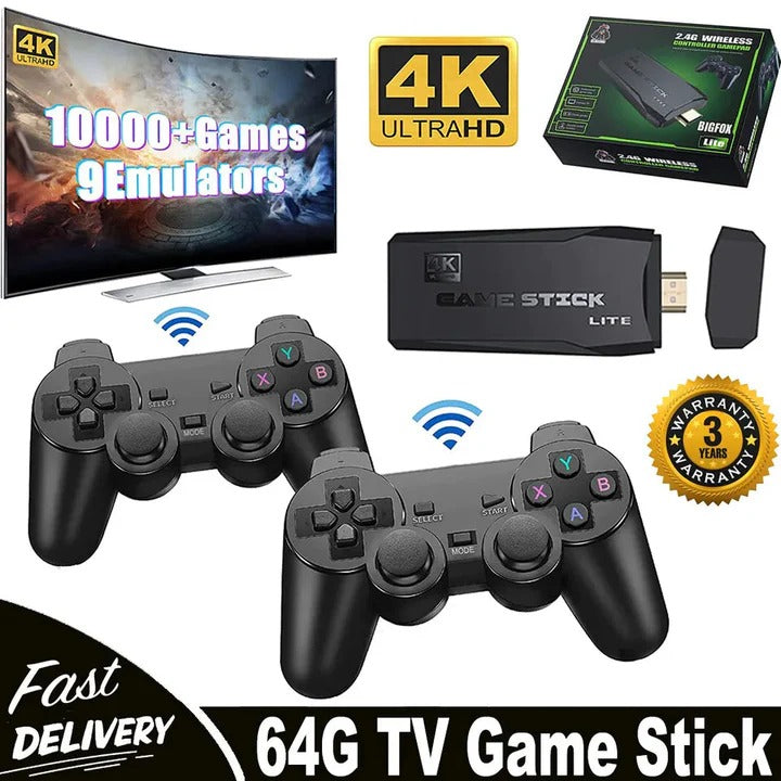 Havenholt Retro Games Stick with 4K HDMI and Wireless Controllers