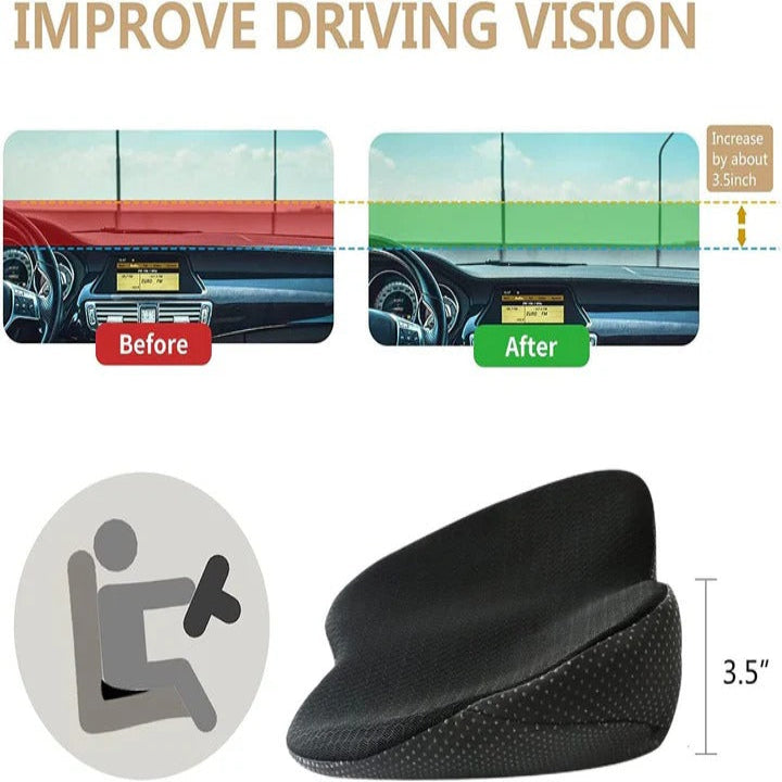 Ergonomic Car Booster Seat Cushion for Adult Comfort