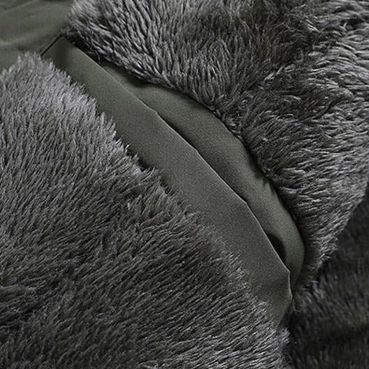 Multi-Pocket Padded Workwear Fleece Jacket