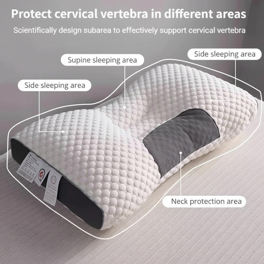 Cervical Support Pillow with Ergonomic Design