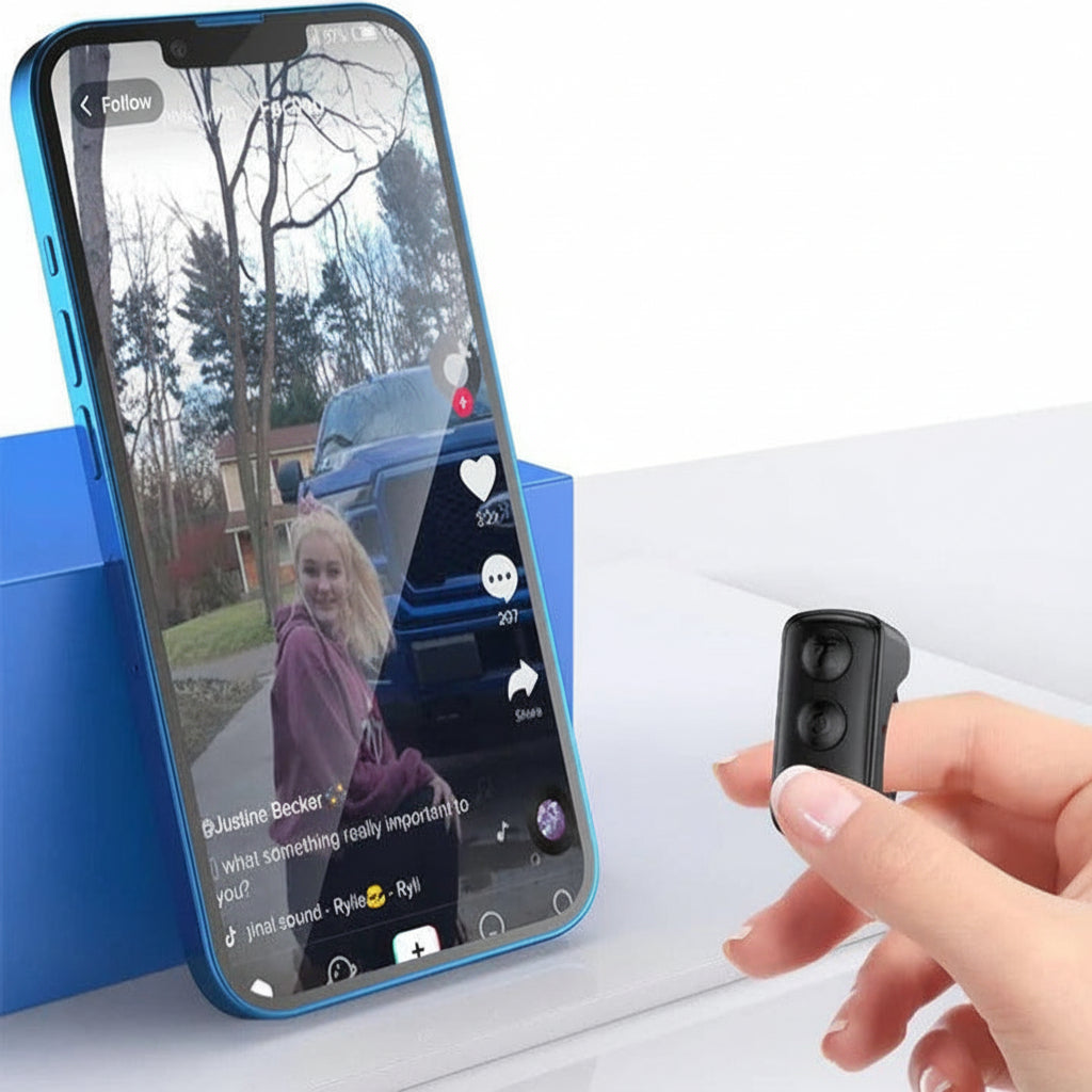 Wireless Ring Remote Control and Bluetooth Phone Camera Shutter