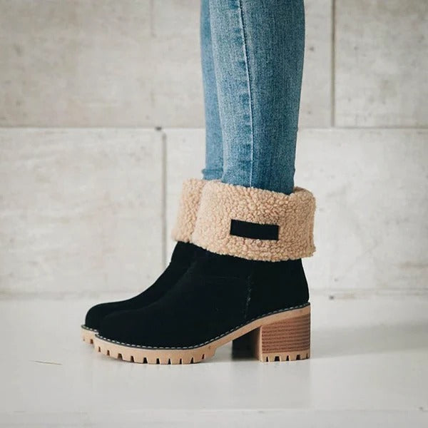 Havenholt Block Heel Winter Snow Boots
