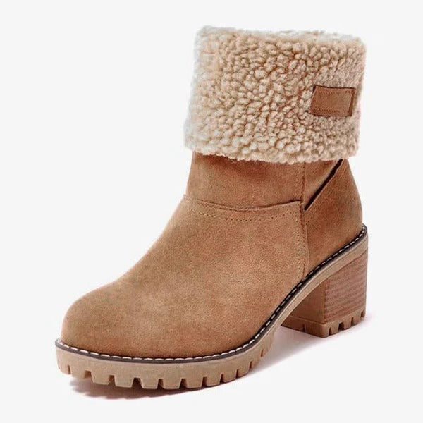 Havenholt Block Heel Winter Snow Boots