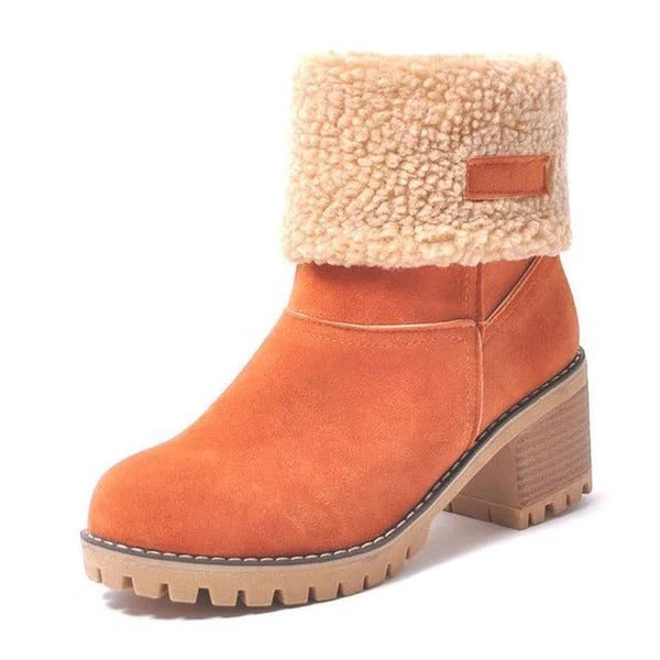 Havenholt Block Heel Winter Snow Boots
