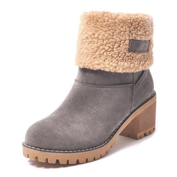 Havenholt Block Heel Winter Snow Boots