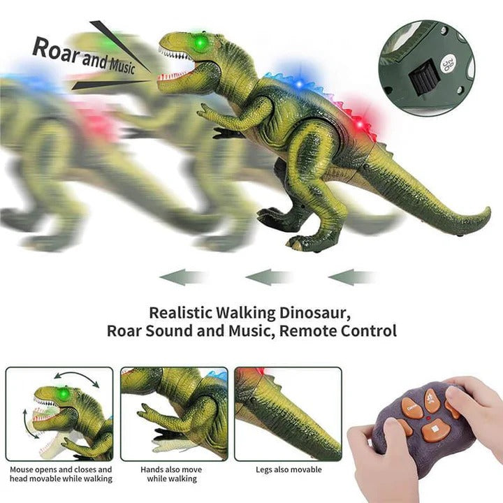 Havenholt Remote Control Walking and Roaring T-Rex