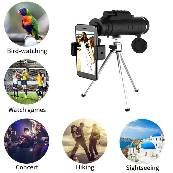 Havenholt Compact Monocular Telescope with Phone Adapter