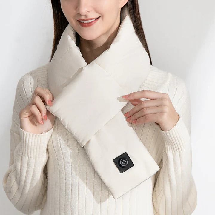 Heated Neck Warmer Scarf with Adjustable Temperature Control