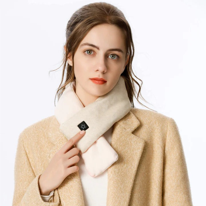 Heated Neck Warmer Scarf with Adjustable Temperature Control