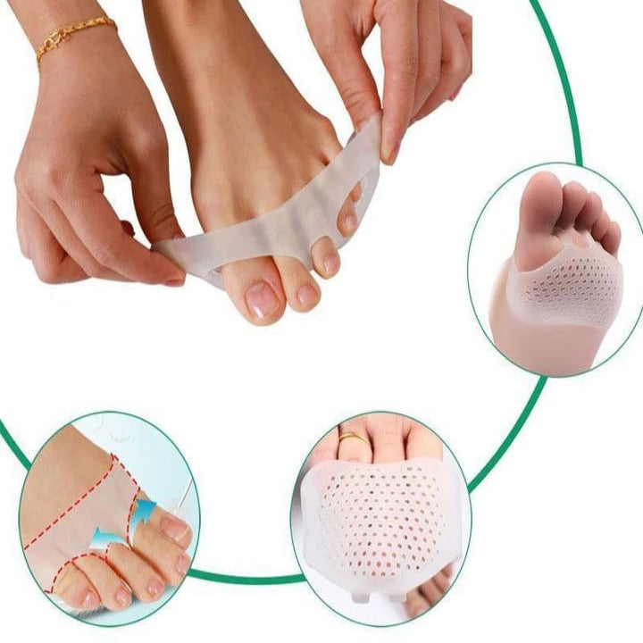 Breathable Forefoot Gel Cushion Pads, Pair