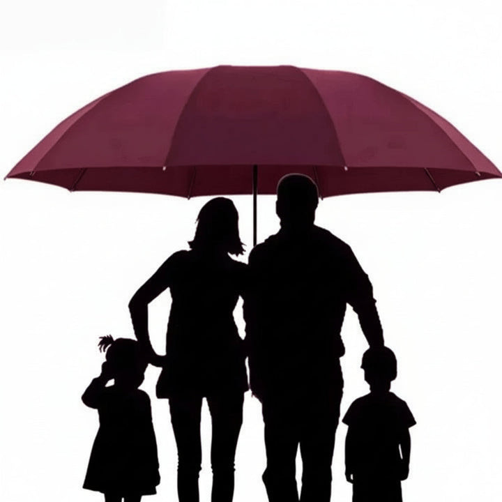 Automatic Folding Umbrella with Large Canopy