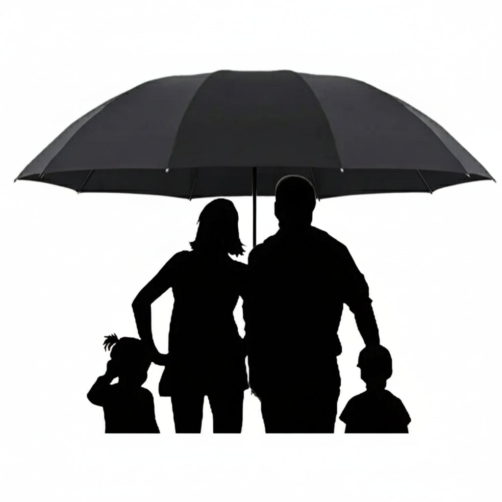 Automatic Folding Umbrella with Large Canopy